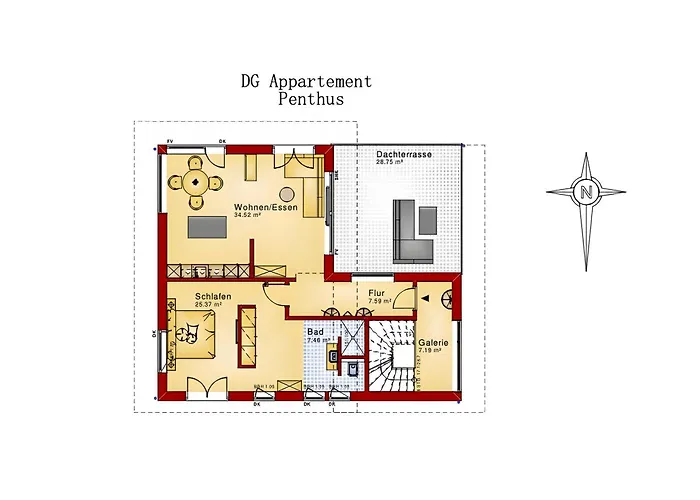 Apartamento Schwarzwald Penthus